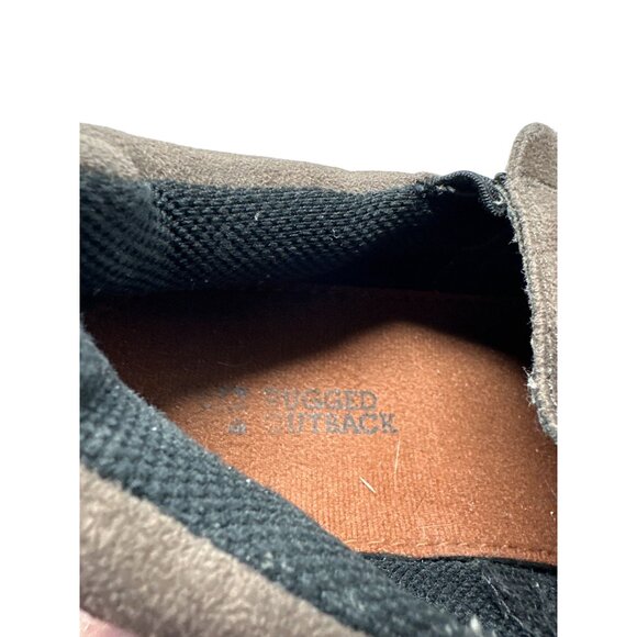 Rugged Outback Brown Slip-On With Elastic Gussets Suede Shoes Size 7 - Picture 8 of 12